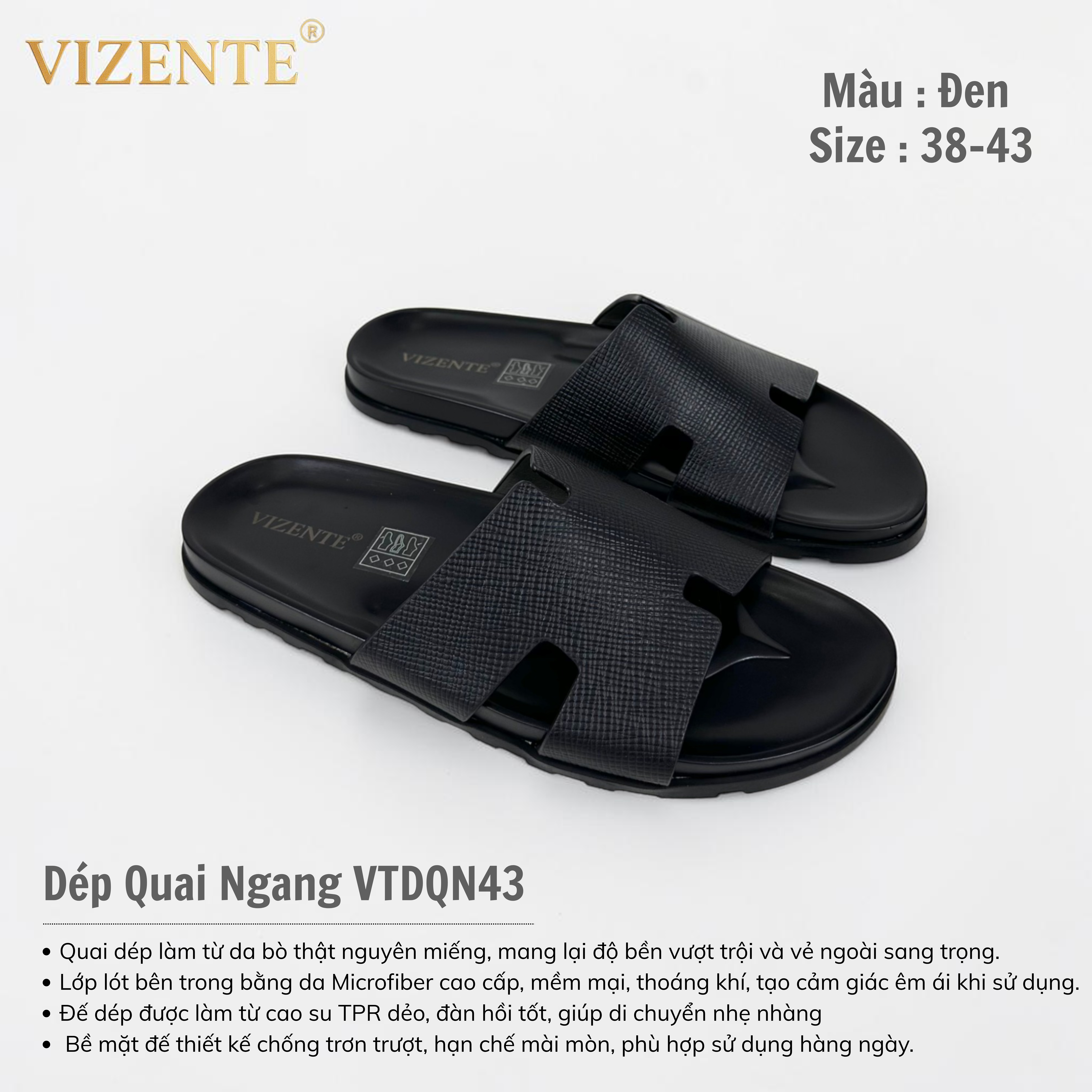 Dép Quai Ngang VT43