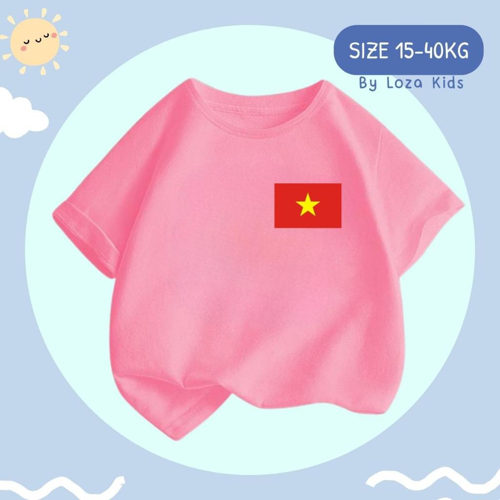 [XẢ KHO SIZE 130] Áo phông cho bé trai bé gái nhiều mẫu chất liệu thun cotton mềm mát size từ  22-26kg - Loza Kids XA006_thumbnail_8