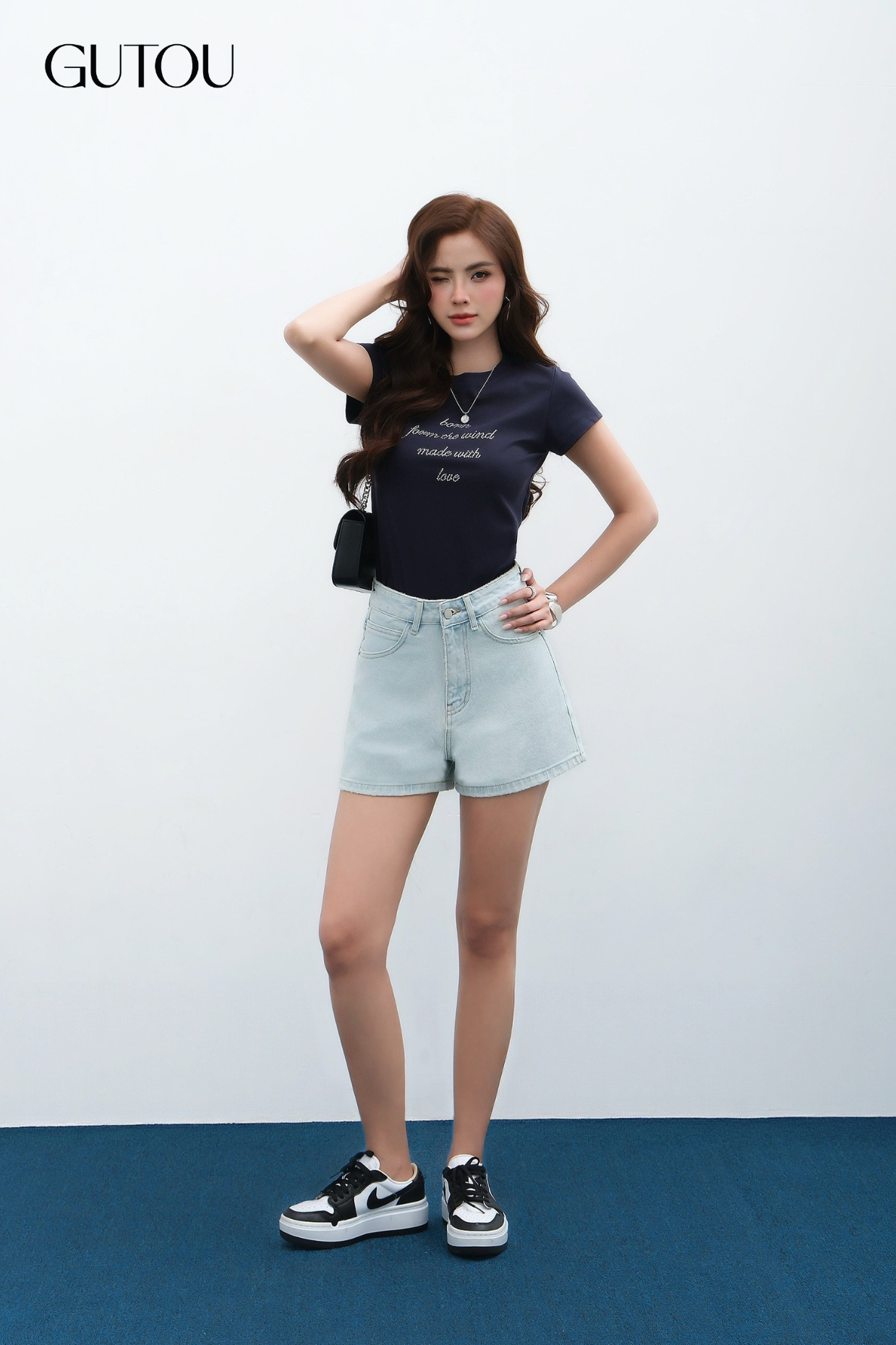 [ GUTOU ] Quần Short Jean Aeris Casual