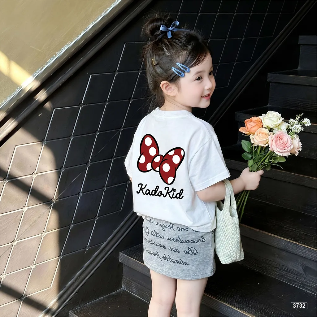 Áo thun bé gái nhân vật hoạt hình Chuột Miinie siêu yêu Kado 3732_thumbnail_4