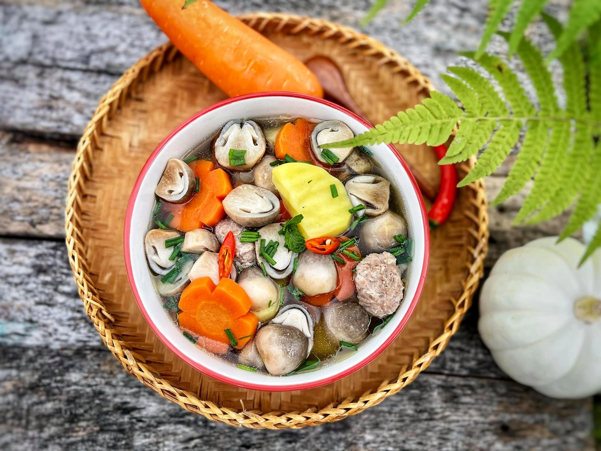 Nấm rơm tai tròn to không chân Loại 1_thumbnail_2