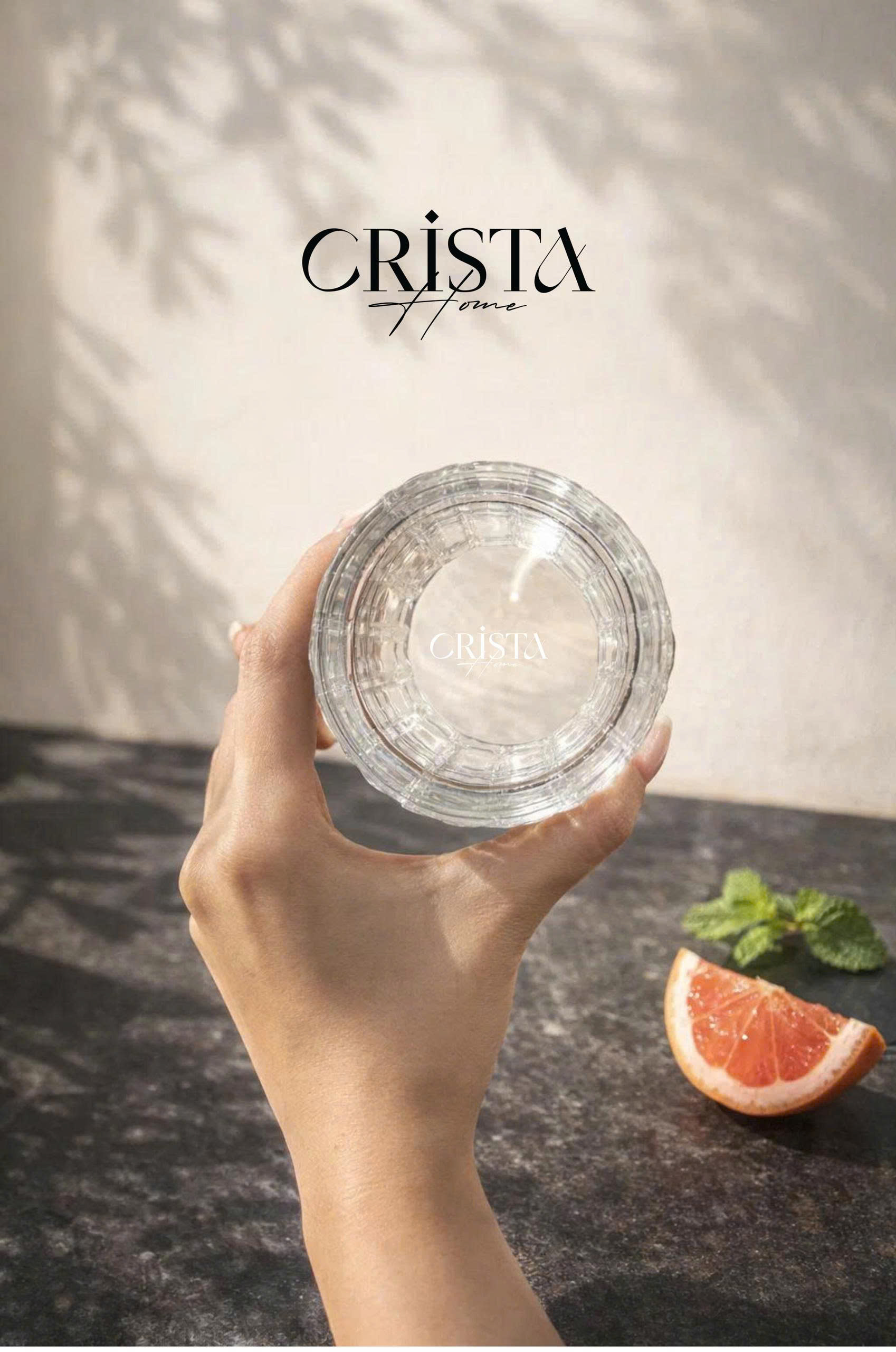 Bộ 6 cốc thủy tinh vân pha lê nổi 390ml Crista Home_thumbnail_4