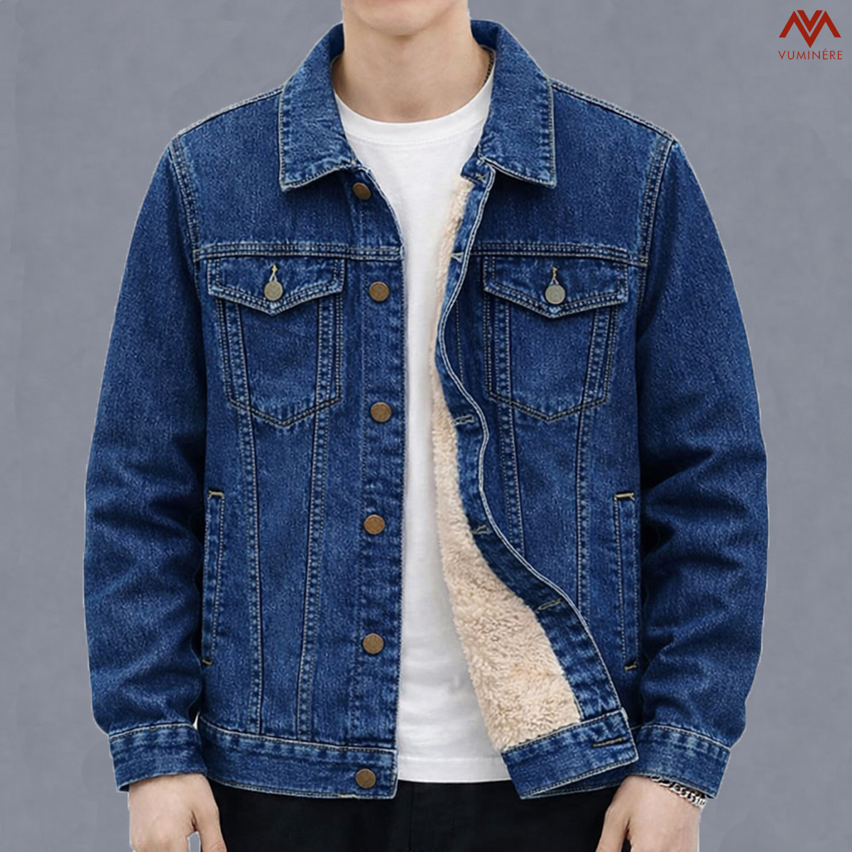 Áo khoác lót lông Jacket Jeans nam ( AV3 )_thumbnail_5