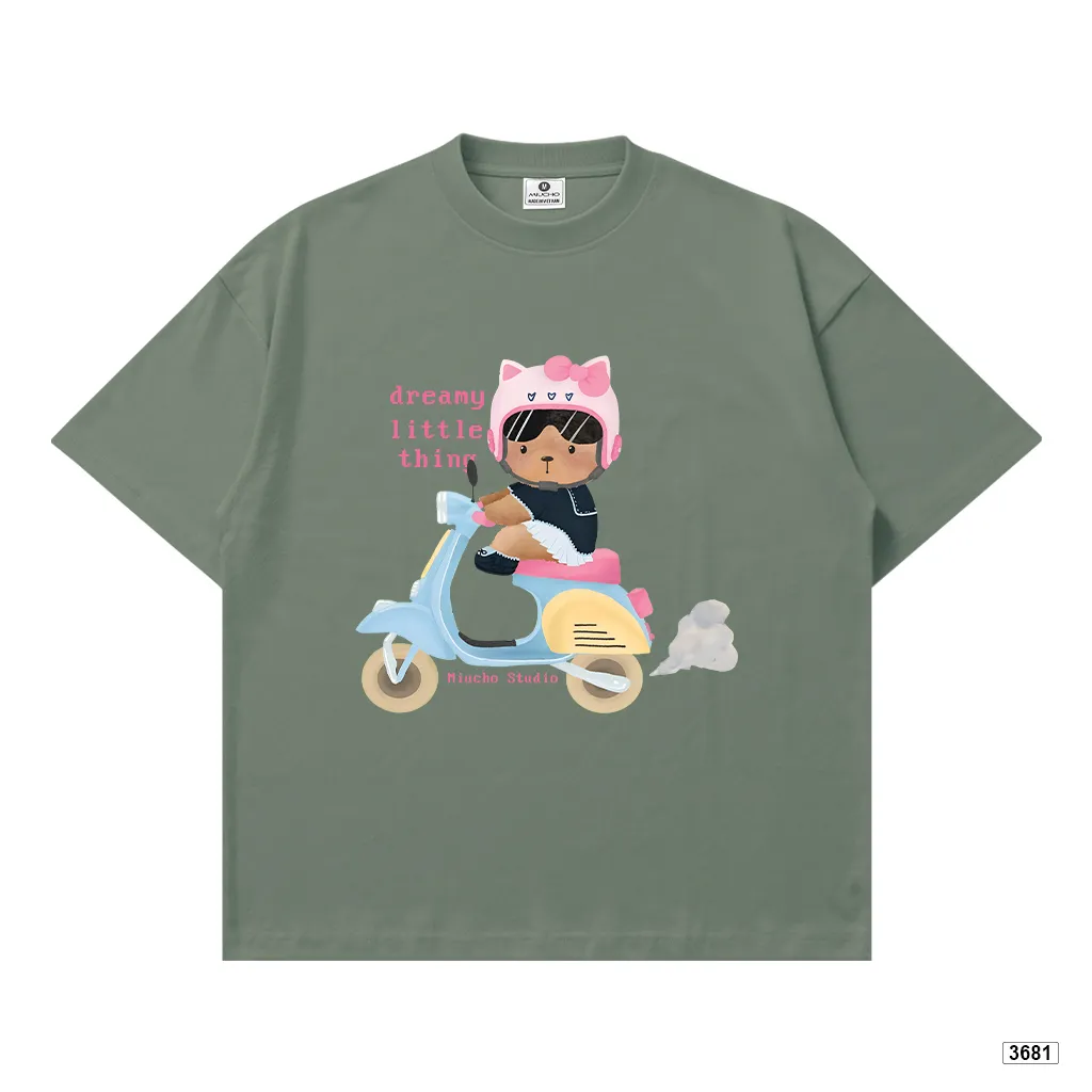 Áo thun boxy nữ Teddy Dreamy Miucho 3681_thumbnail_12