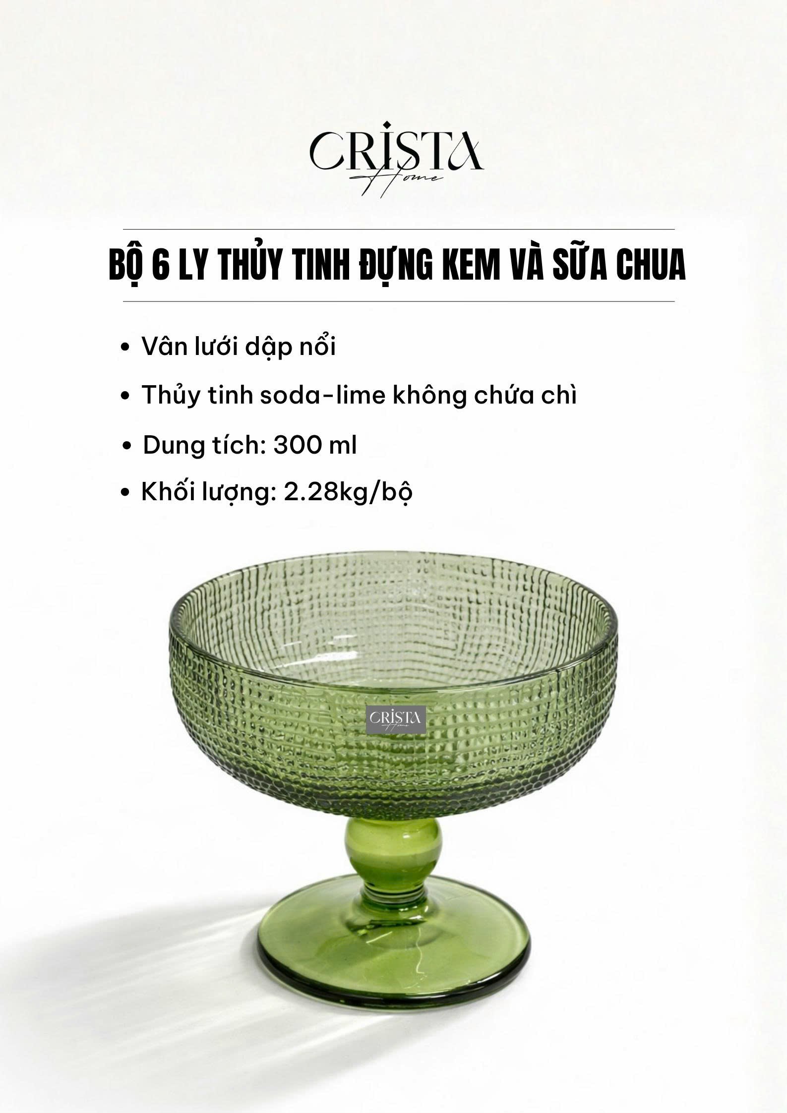 Bộ 6 ly đựng kem màu RADIENT rực rỡ CRISTA HOME,_thumbnail_10