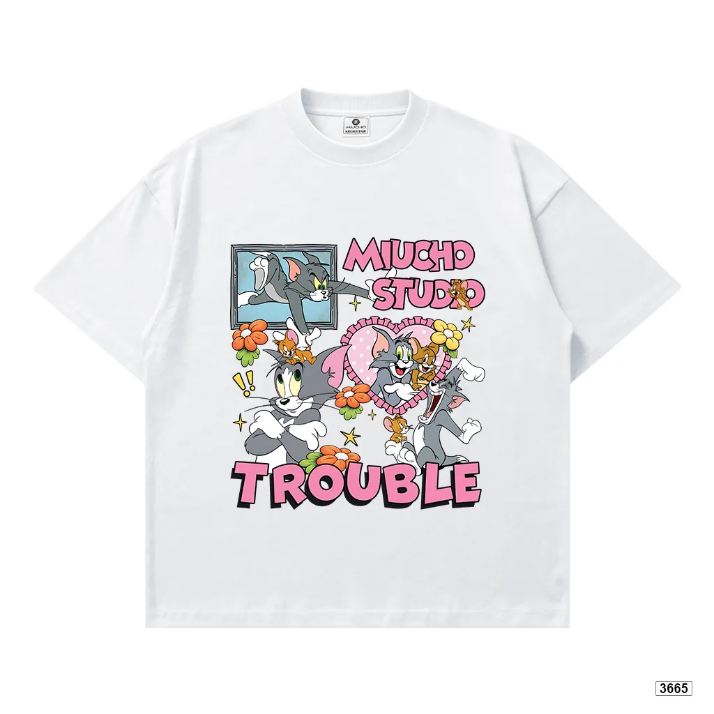 Áo thun nữ form boxy hoạt hình Mèo chuột Miucho 3665_thumbnail_9
