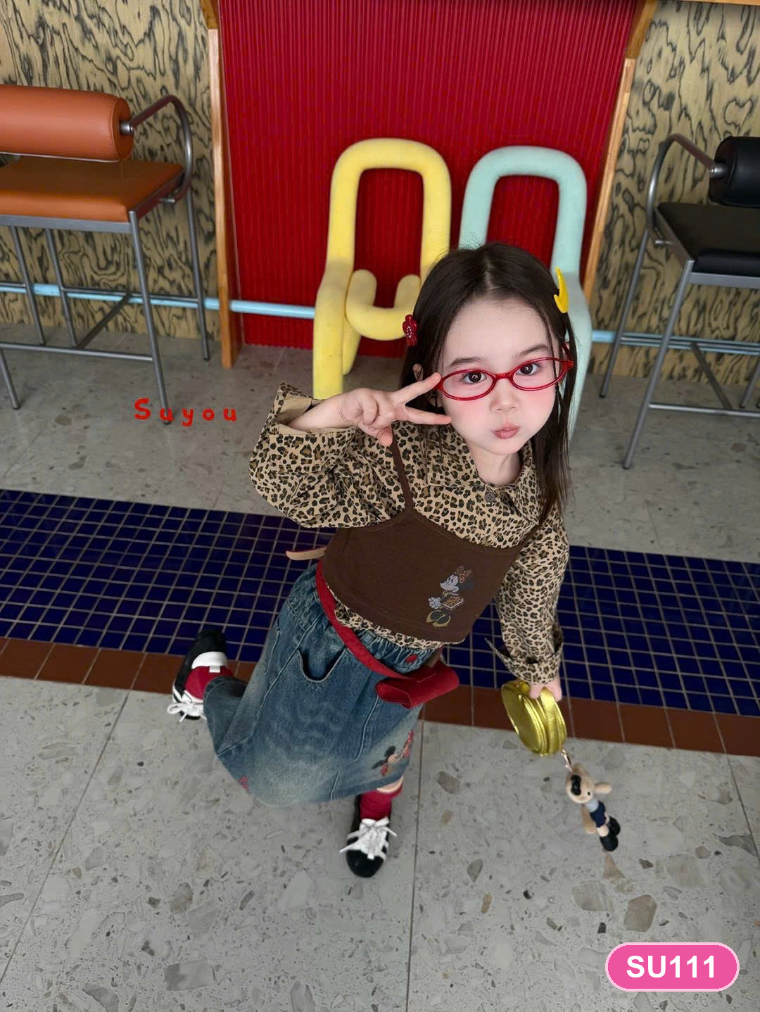 SU111 - Chân váy bò dài hãng Suyou | Sz 90-130 | 563093