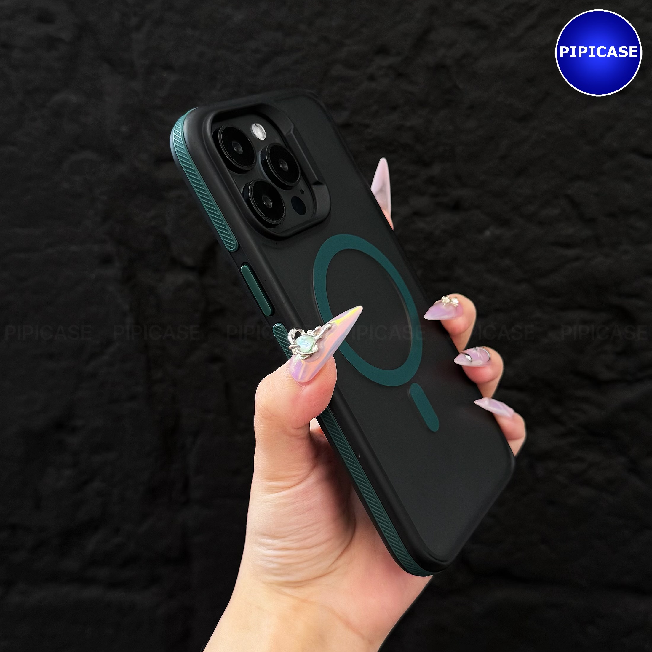 Ốp Lưng iPhone 15 Pro Max - Map - Xanh Rêu_thumbnail_17