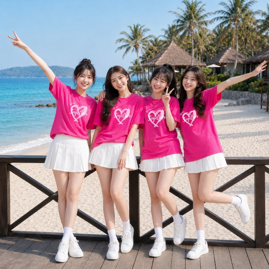 [Form Rộng] Áo phông dáng rộng hình trái tim TOGETHER, - Loza RT8640_thumbnail_4