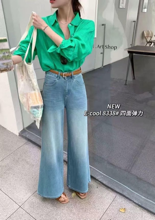 Lucas - Quần Jeans ống suông Ecool 8338_thumbnail_3