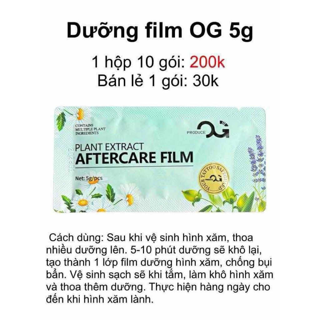 Kem dưỡng OG Màng Film (5g/gói x 10 gói) - OG Aftercare Film - Hộp nguyên 10 gói (HSD: 2028)_thumbnail_3