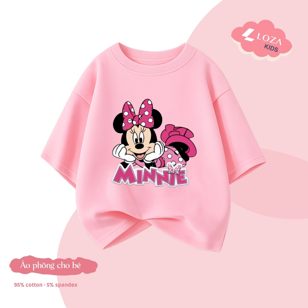 Áo phông bé gái hình MINNIE nhiều mẫu - Loza Kids CA014_thumbnail_8
