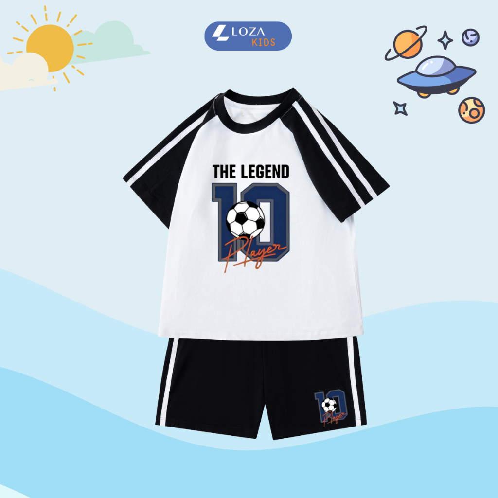 [XẢ KHO] Set bộ thun phối bé trai, bé gái lẻ size size từ 15-40kg - Loza Kids XABF01_thumbnail_16