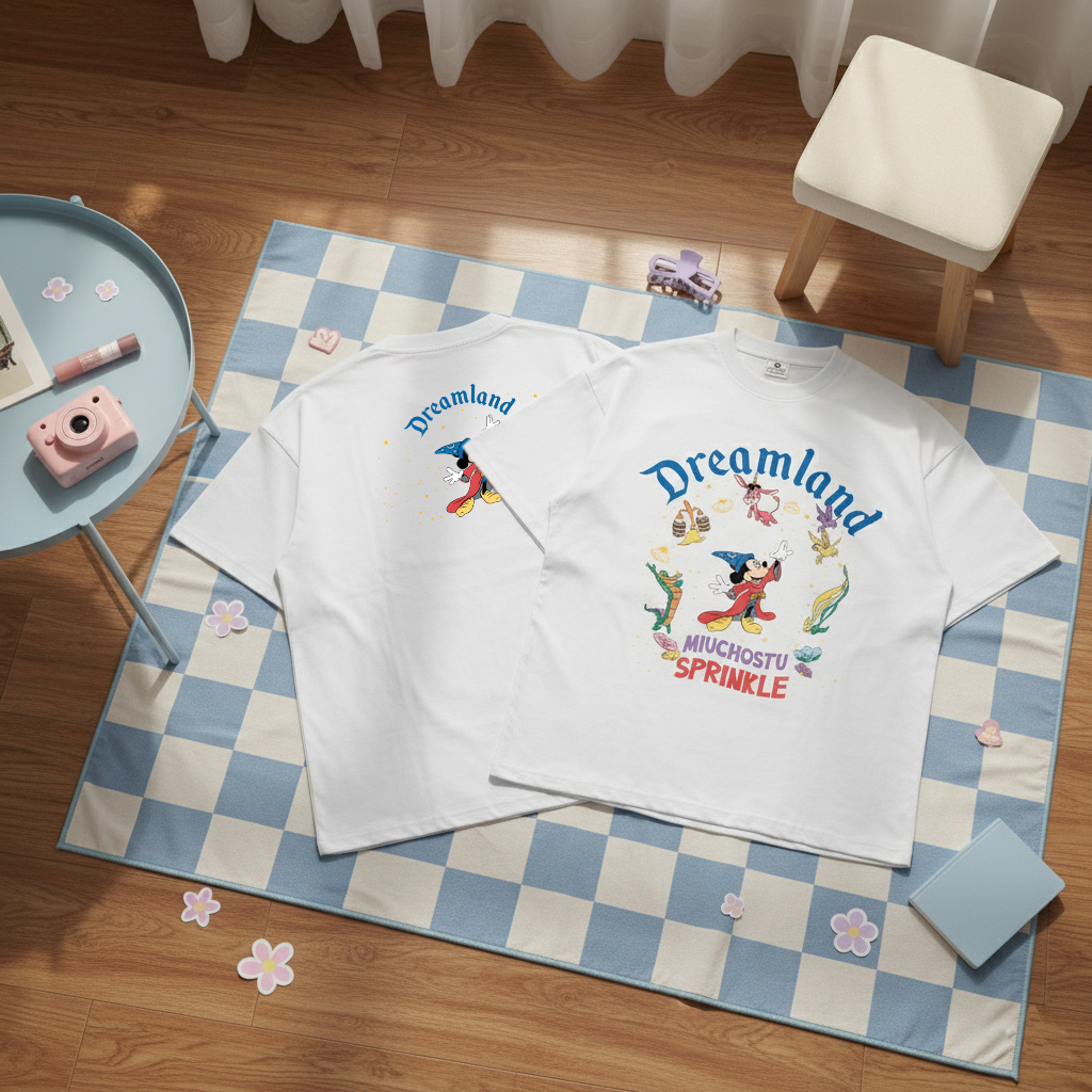 Áo thun boxy nữ Dreamland Miucho 3642_thumbnail_7