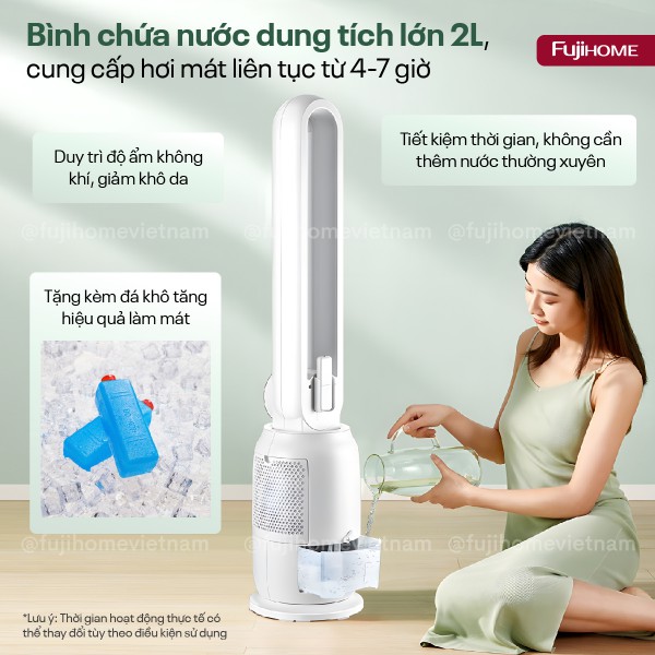 Quạt không cánh tích hợp lọc không khí bằng ion Fujihome BF-03RC_thumbnail_4