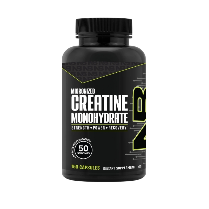 NutraBio Creatine Monohydrate Capsules