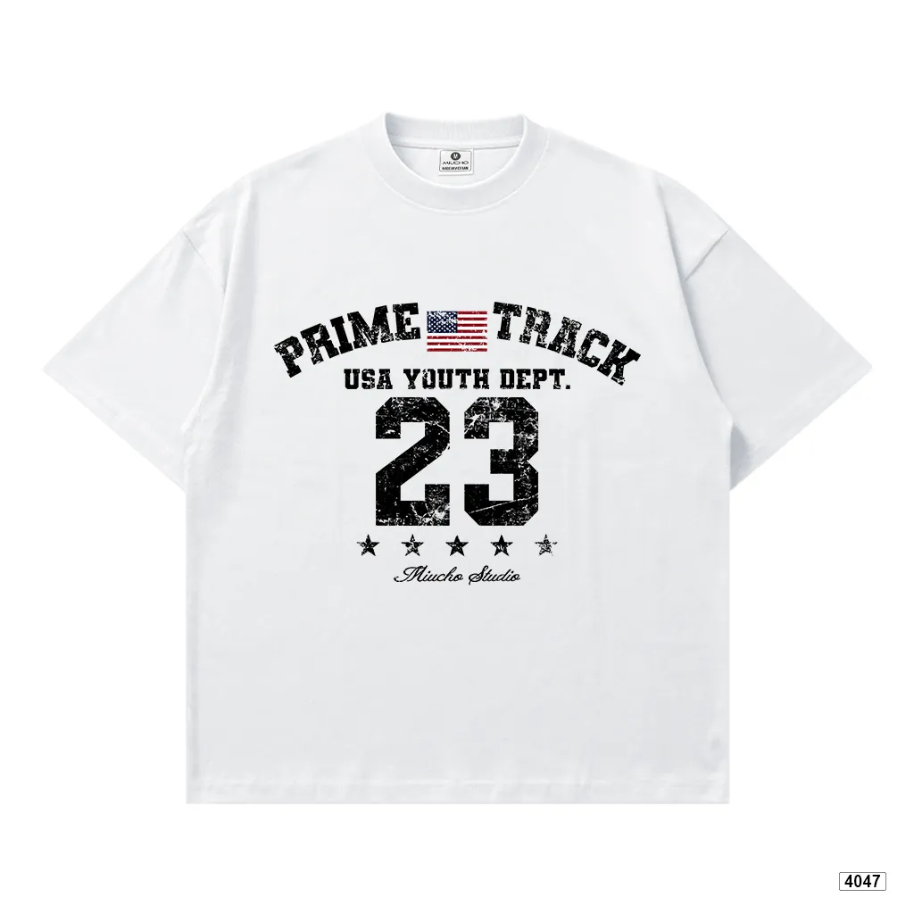 Áo thun unisex form boxy Old School vibe Miucho 4047_thumbnail_8