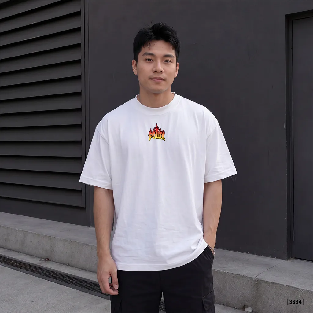 Áo thun nam form rộng phong cách đường phố Polux 3884_thumbnail_3