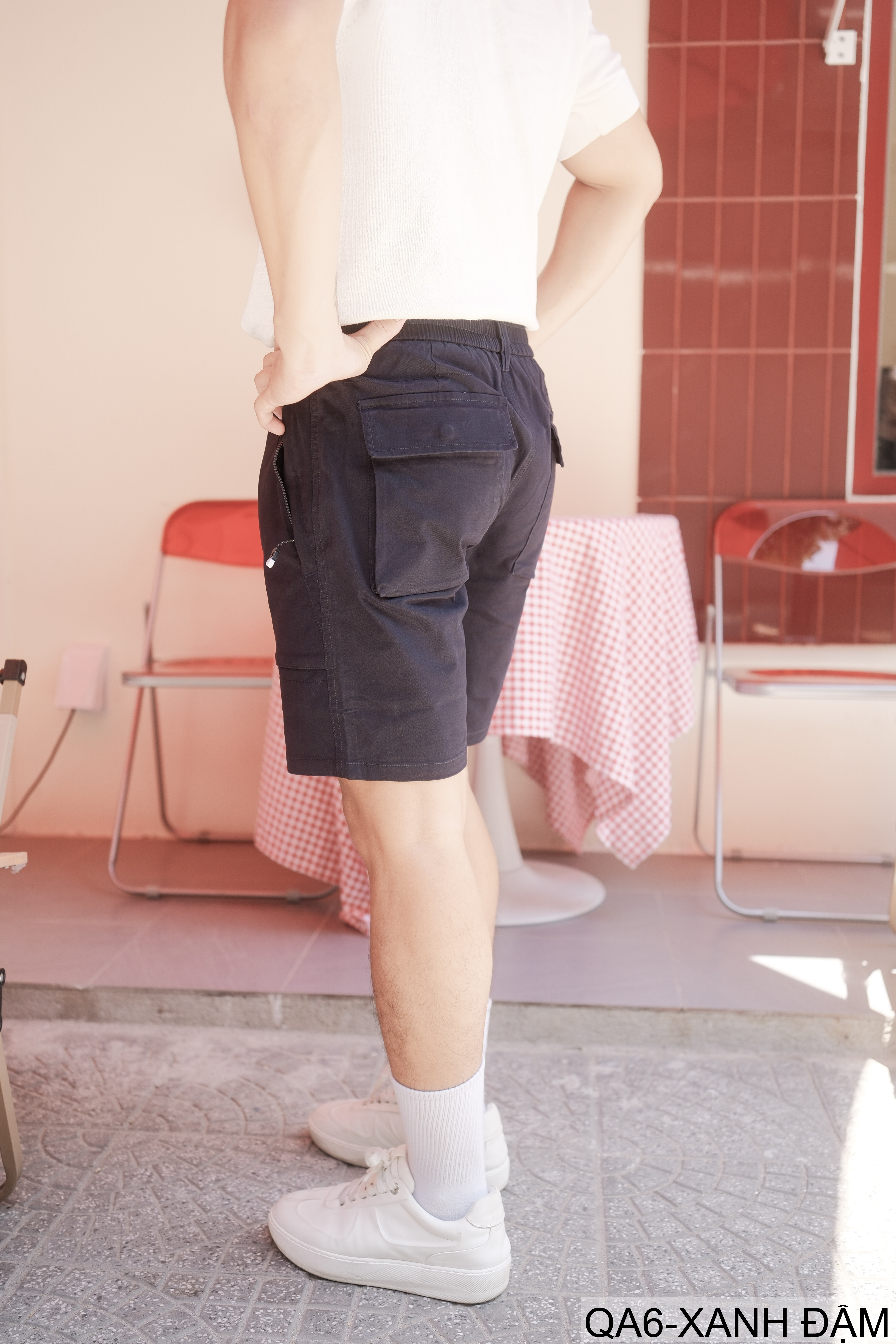 QA6 - Quần short nam dáng rộng phong cách Hàn Quốc, chất cotton thoáng mát, ống đứng, 5 tấc, có túi kéo_thumbnail_17