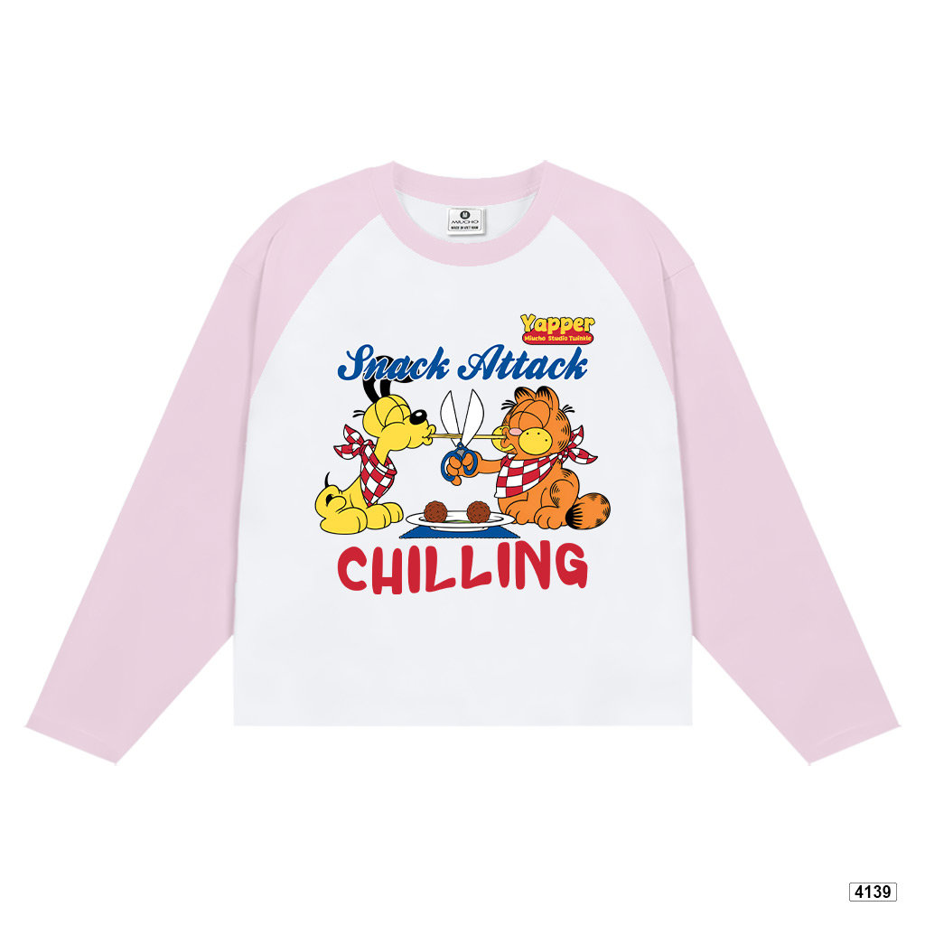 Áo thun boxy raglan tay dài Chilling Miucho 4139_thumbnail_0