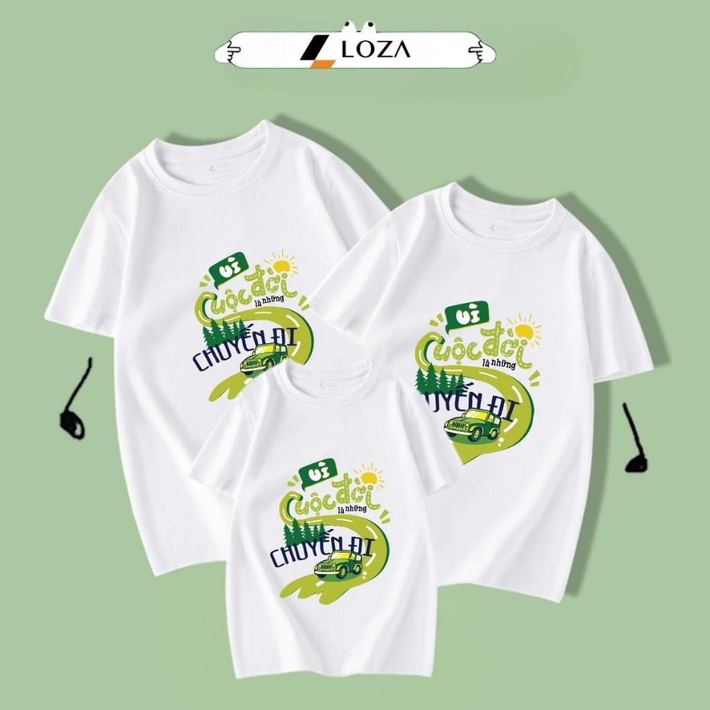 [XẢ KHO SIZE 160] Áo phông cho bé trai chất liệu thun cotton mềm mát từ 35-40kg - Loza Kids XA00011_thumbnail_24