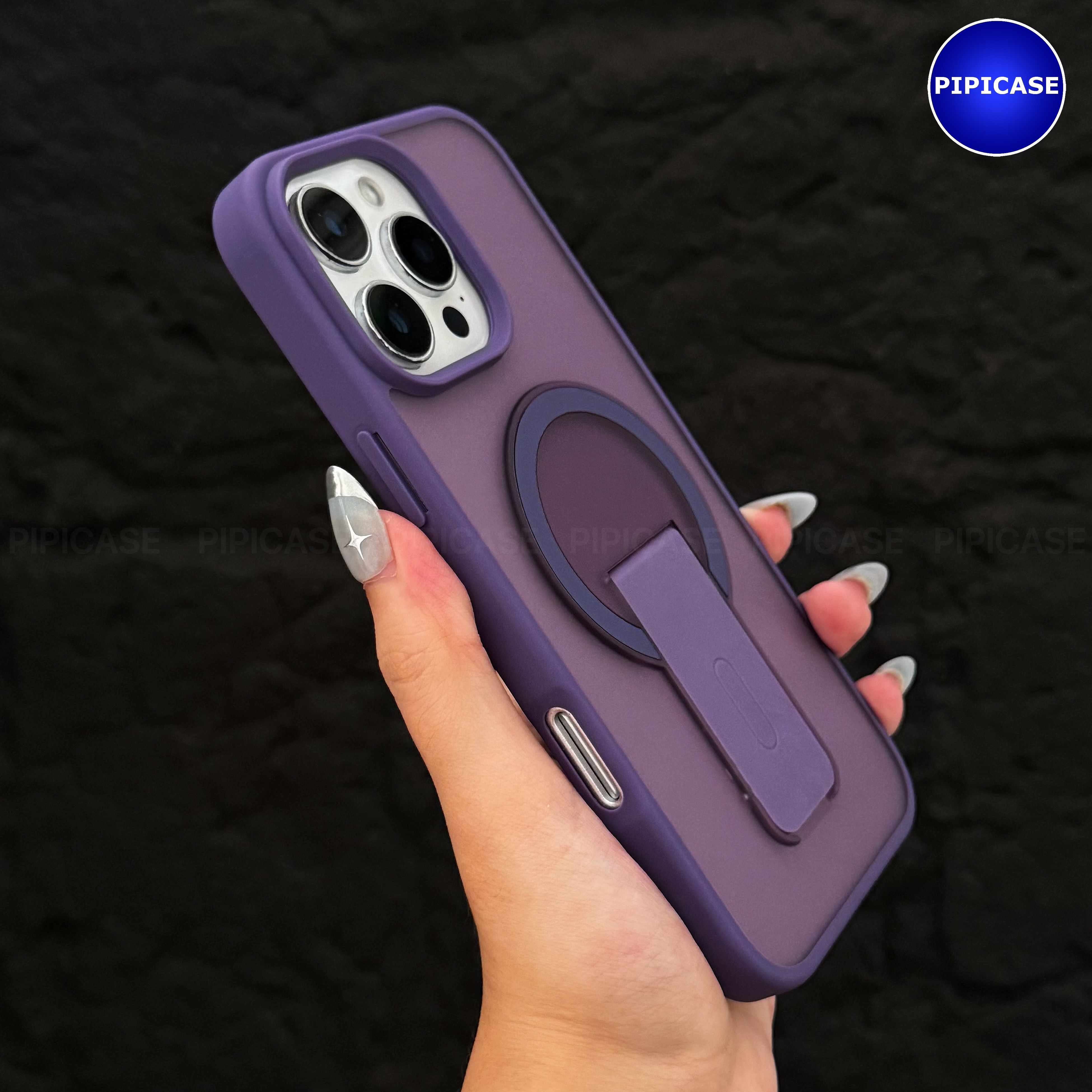 Ốp Lưng iPhone 16 Pro Max - Quin - Tím Đậm_thumbnail_4