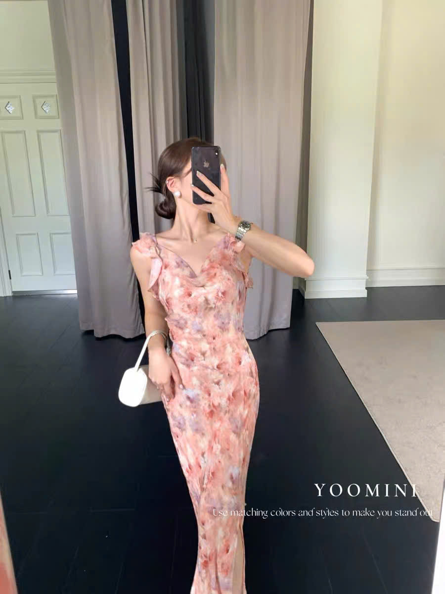 Lucas - Váy cổ đổ bèo tay hến dáng maxi YOOMINI_thumbnail_6