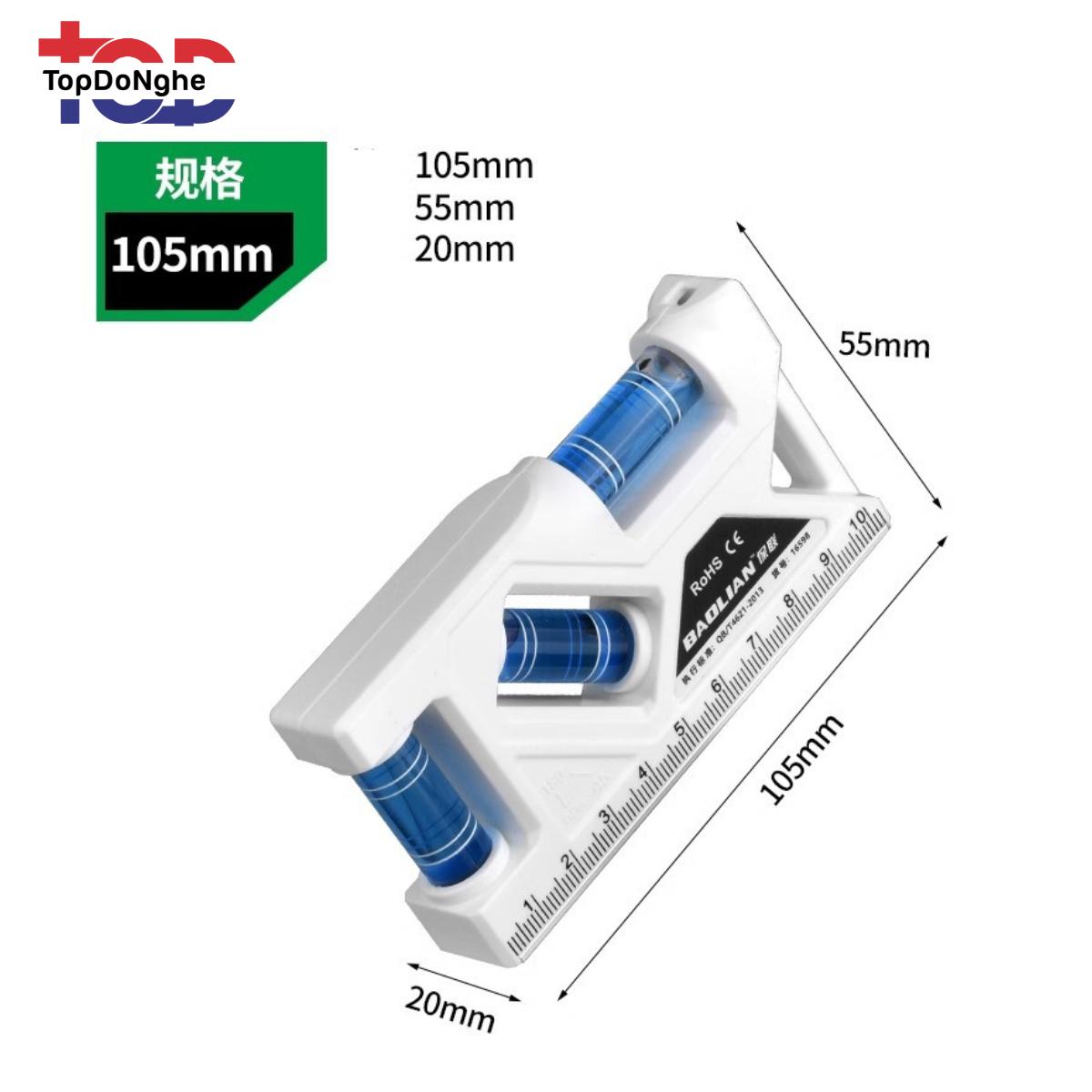 Thước thuỷ nước livo mini BAOLIAN đo  chiều  cân bằng chuẩn - Cao cấp chính hãng - Nam chấm từ cực mạnh_thumbnail_6