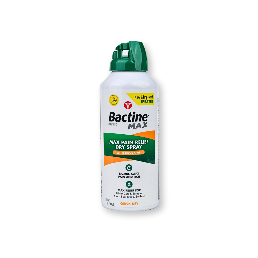 Bactine MAX Pain Relieving Dry Spray (4oz)