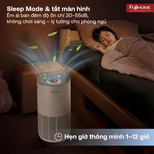Máy lọc không khí thông minh Fujihome AP5Grand có kết nối điều khiển quả Wifi_thumbnail_14