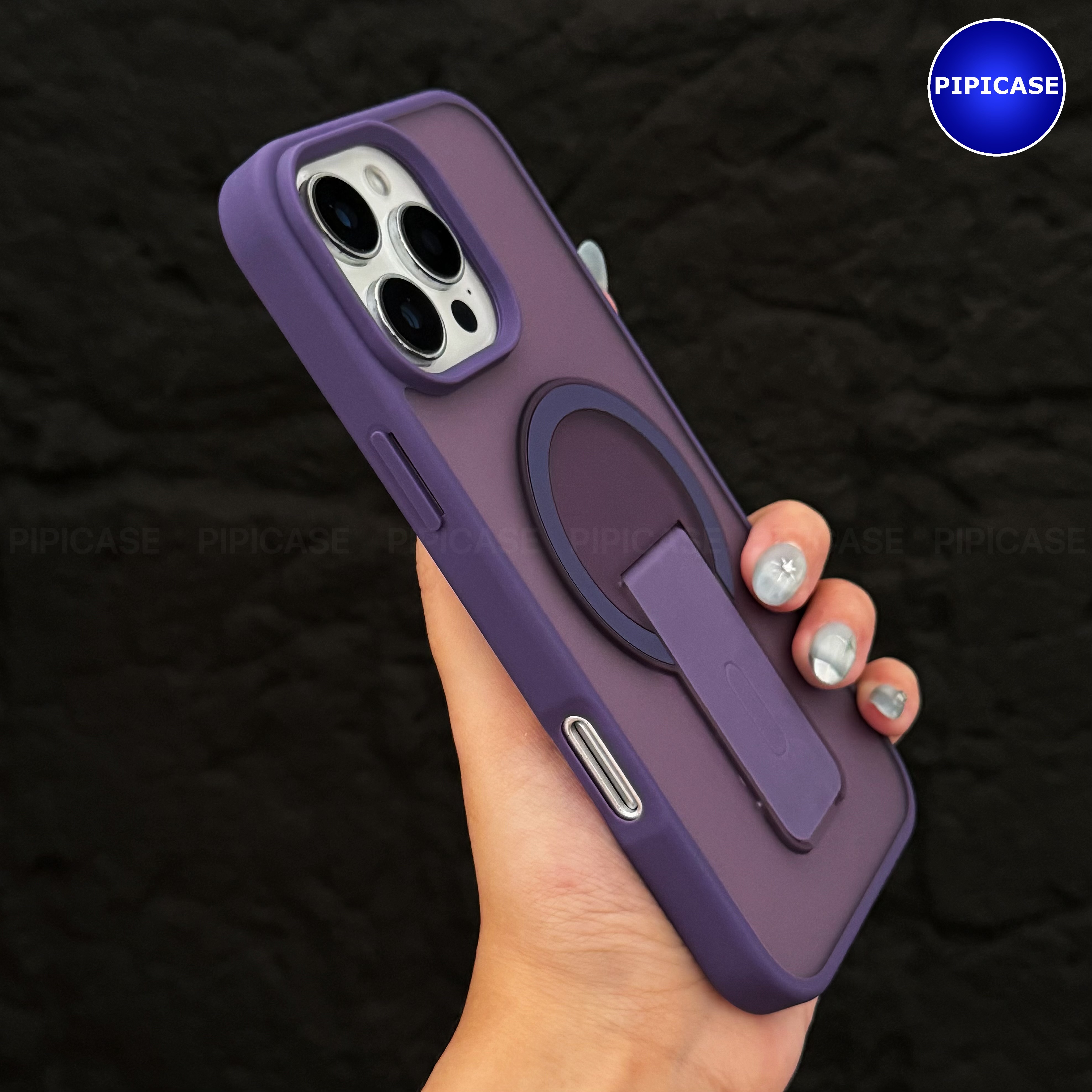 Ốp Lưng iPhone 16 Pro Max - Quin - Tím Đậm_thumbnail_6