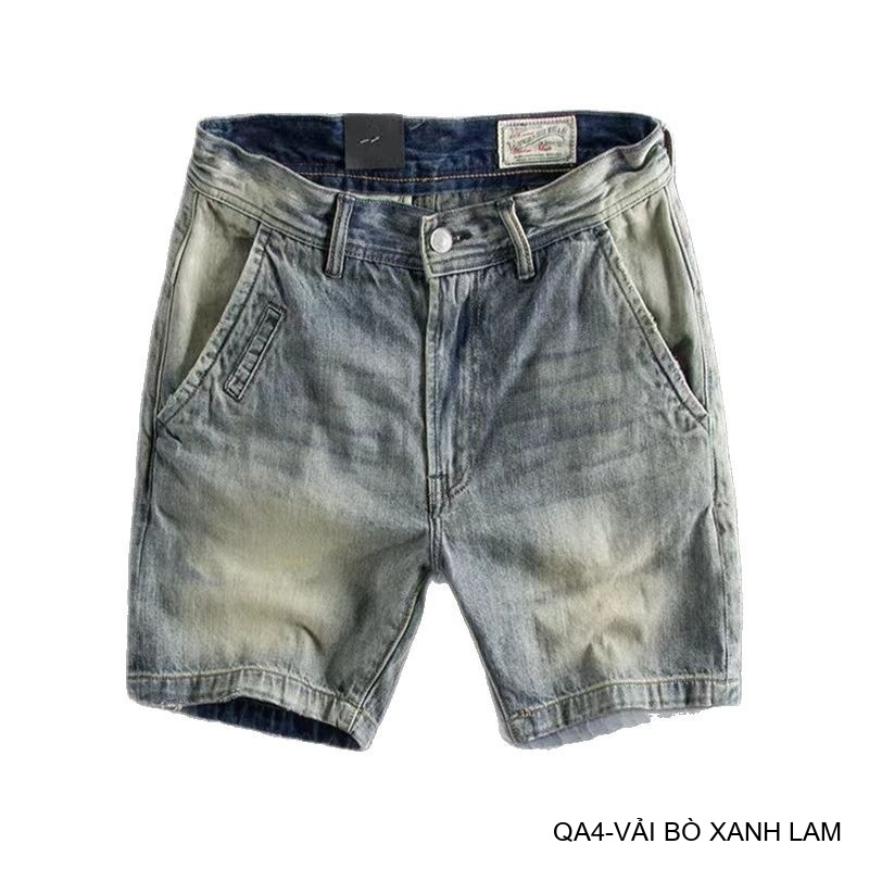 QA4 - Quần short jeans ống rộng phong cách Ami Kaji, chất cotton mềm mại, tôn dáng thanh lịch cho mùa hè_thumbnail_7