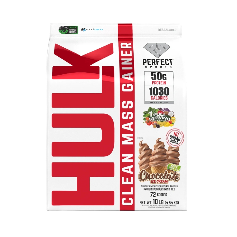 Perfect Sport HULK Clean Mass Gainer, 10 Lbs (4.54KG)