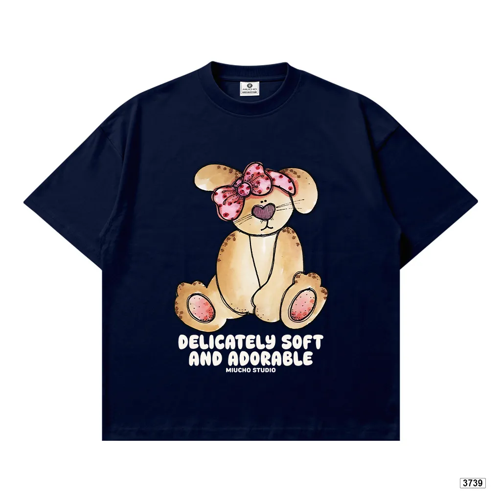 Áo thun nữ form boxy mùa hè chất thoáng mát phong cách dễ thương Miucho 3739_thumbnail_14