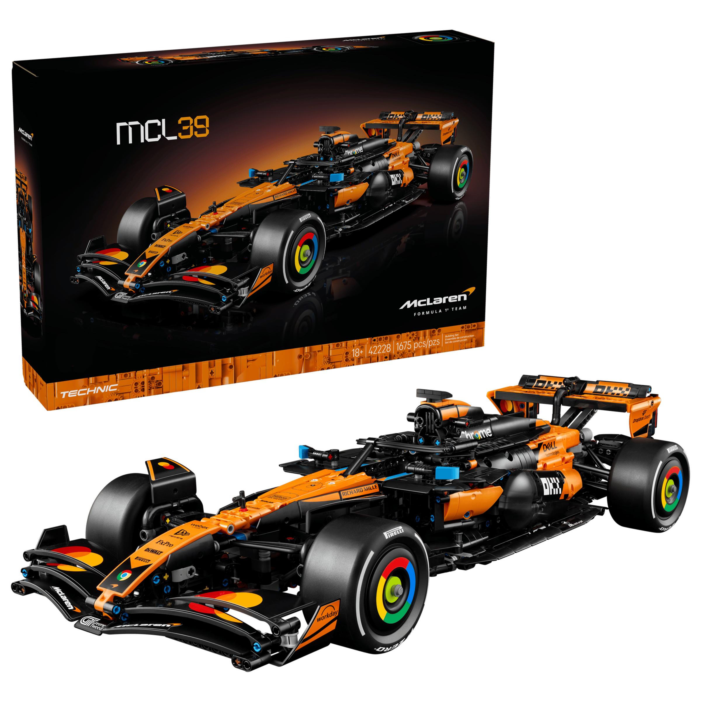 Mô Hình Lắp Ráp Siêu Xe LEGO Mclaren F1 1:8