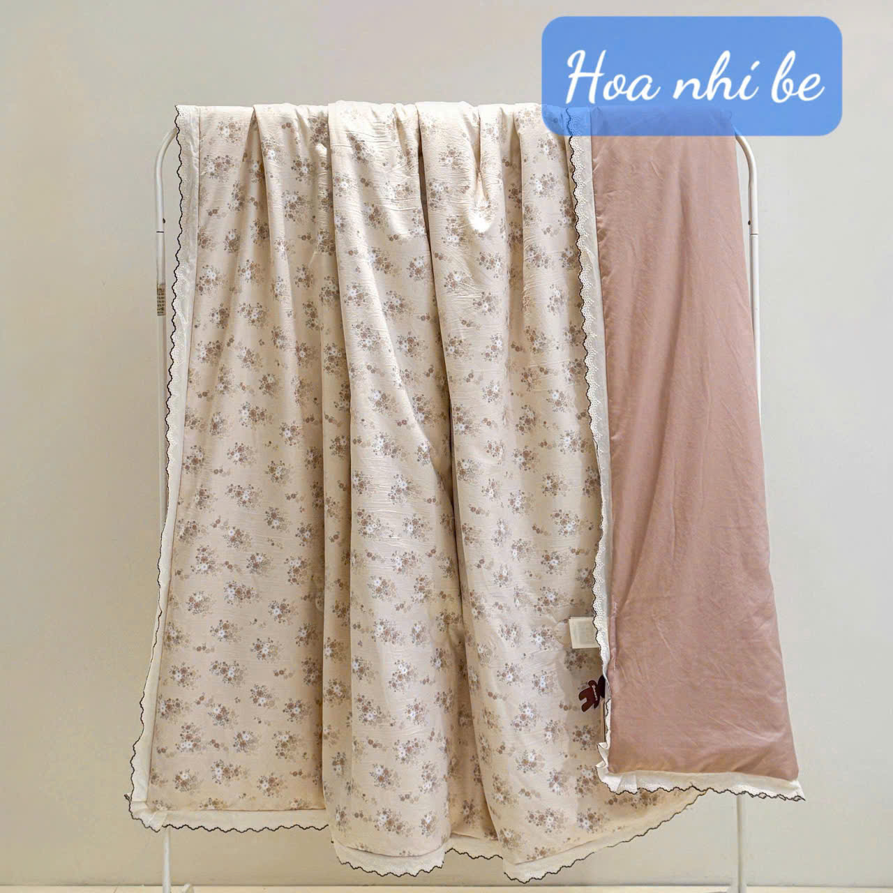 E471 CHĂN HÈ IN HOA VIỀN REN YOBOO ( 2m*2.3m )_thumbnail_11