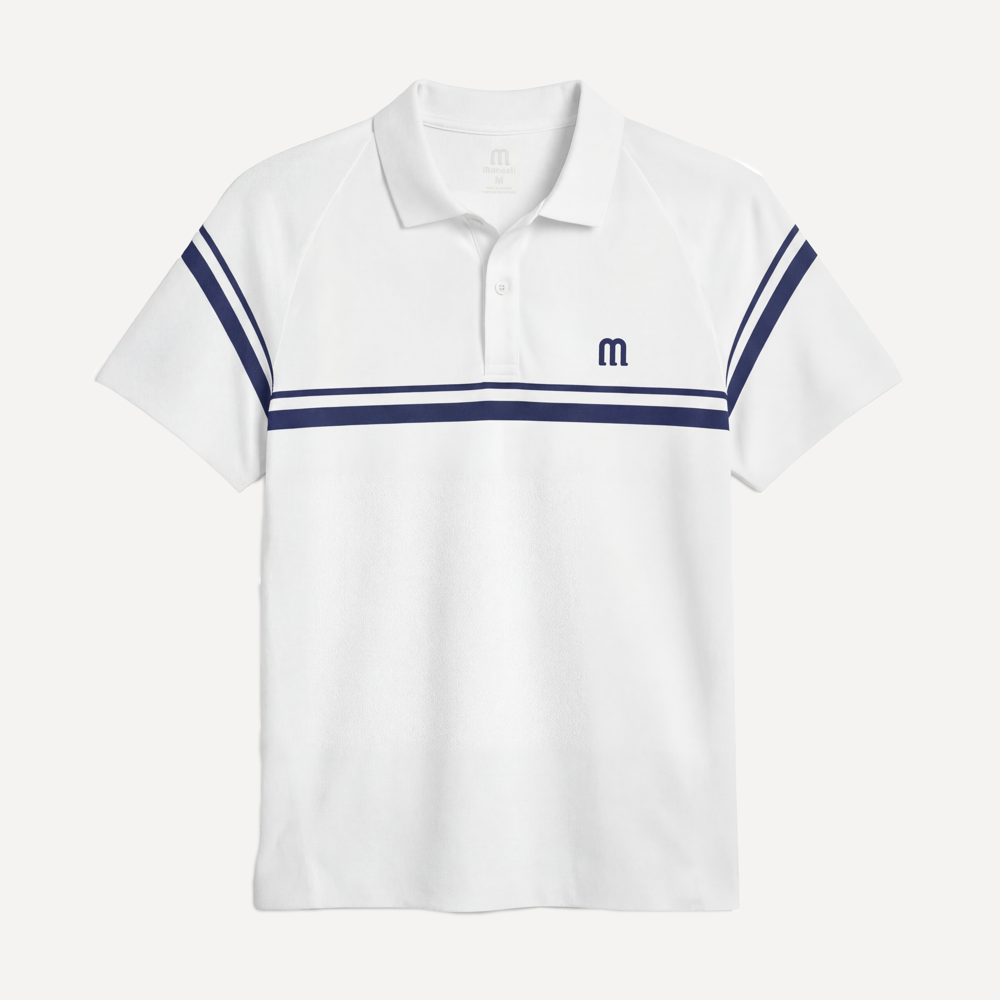 Áo polo nam Twin Crest Manesti