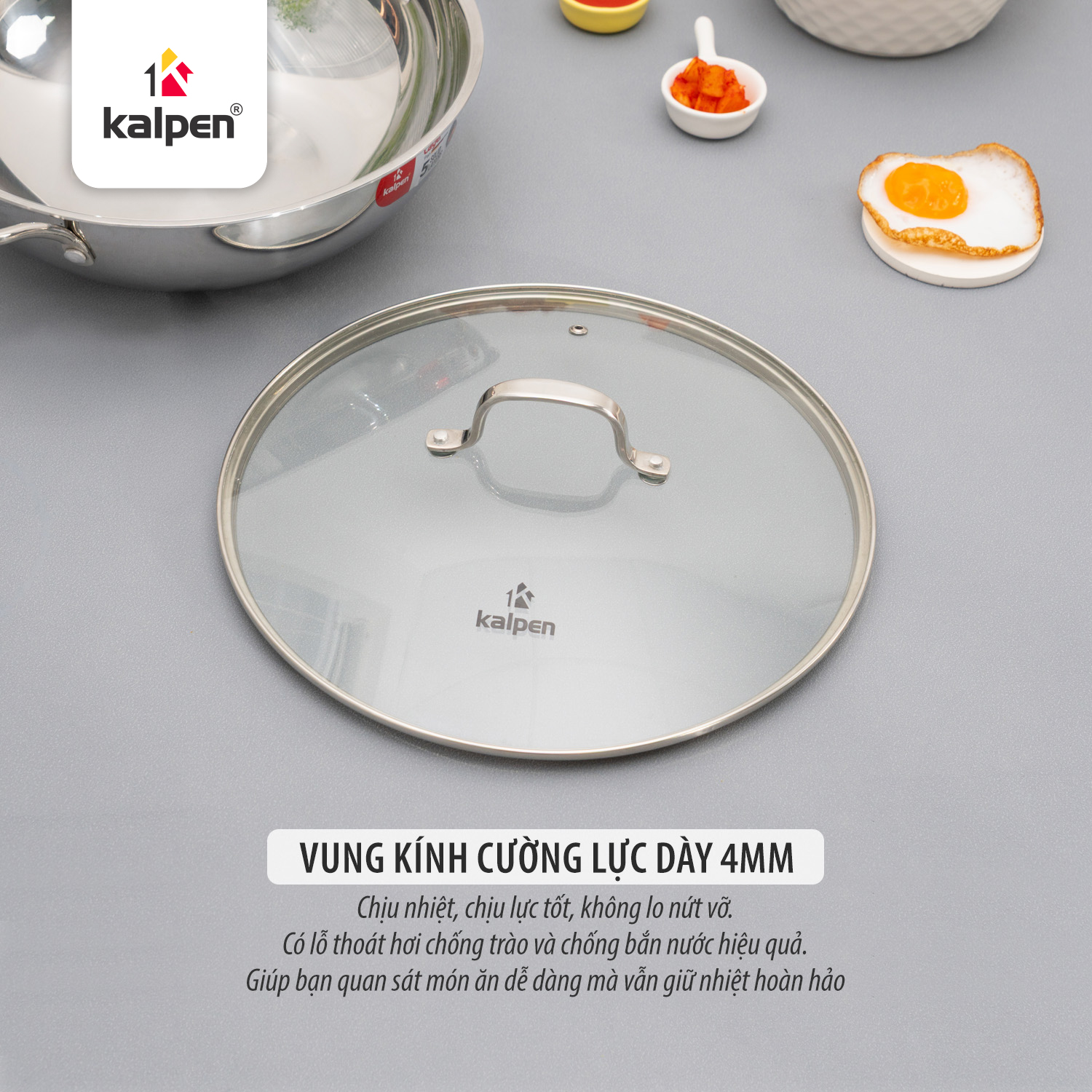 Chảo xào Inox 304 liền khối, có vung kính_thumbnail_9