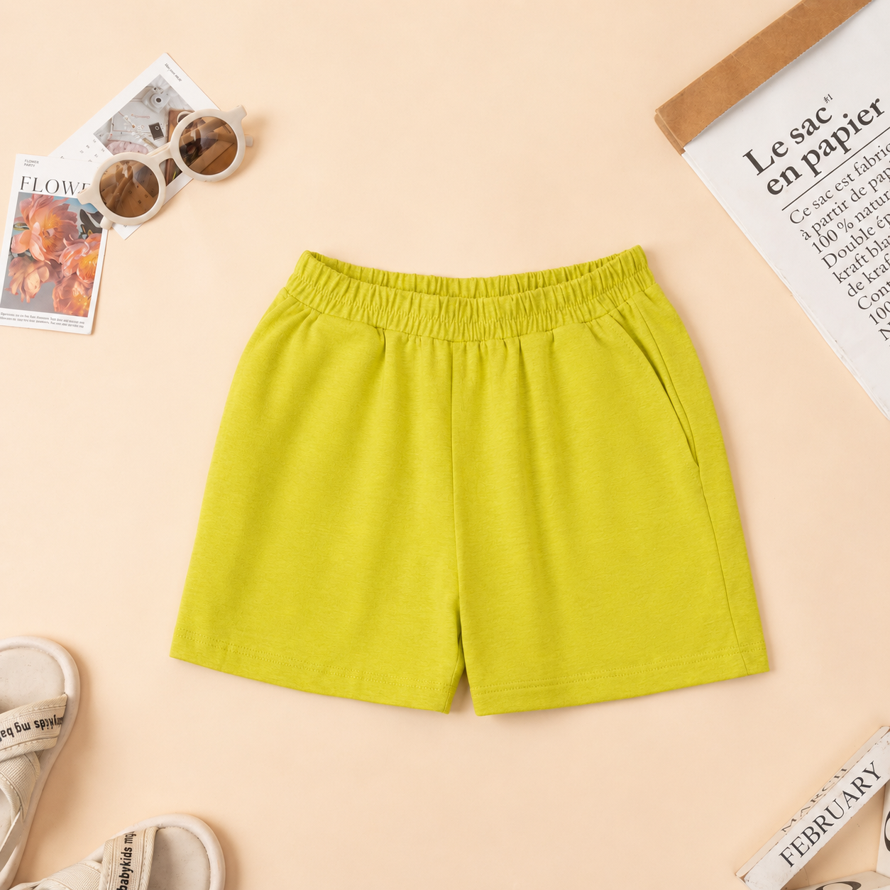 Quần đùi cho bé gái và bé trai chất cotton - Quần đùi cho bé cân nặng từ 15-40kg Loza Kids QT7003_thumbnail_12