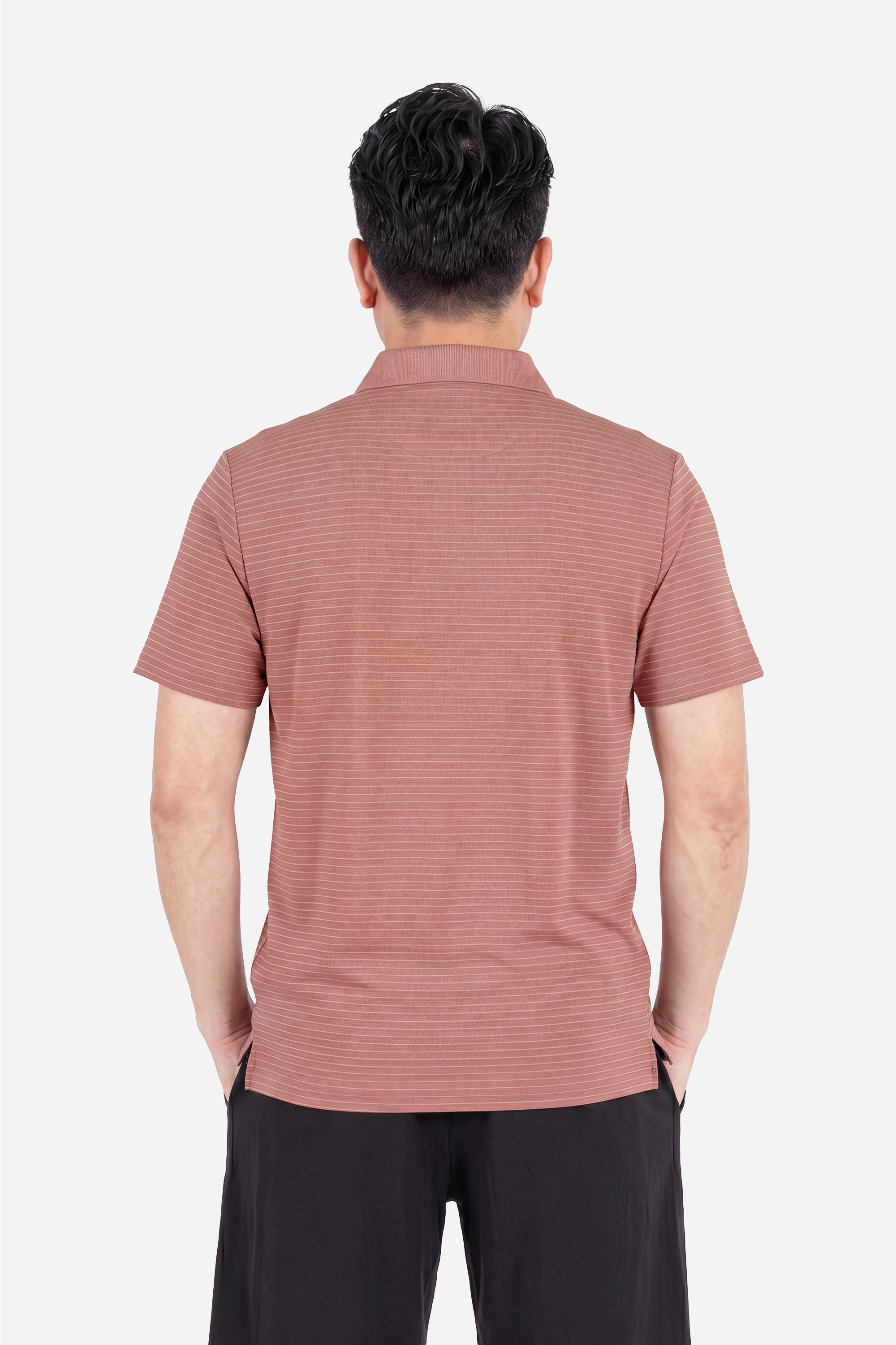 Áo Polo Cotton Túi Ngực Nam Trung Niên Phom Suông Xẻ Tà Màu Đen_thumbnail_26