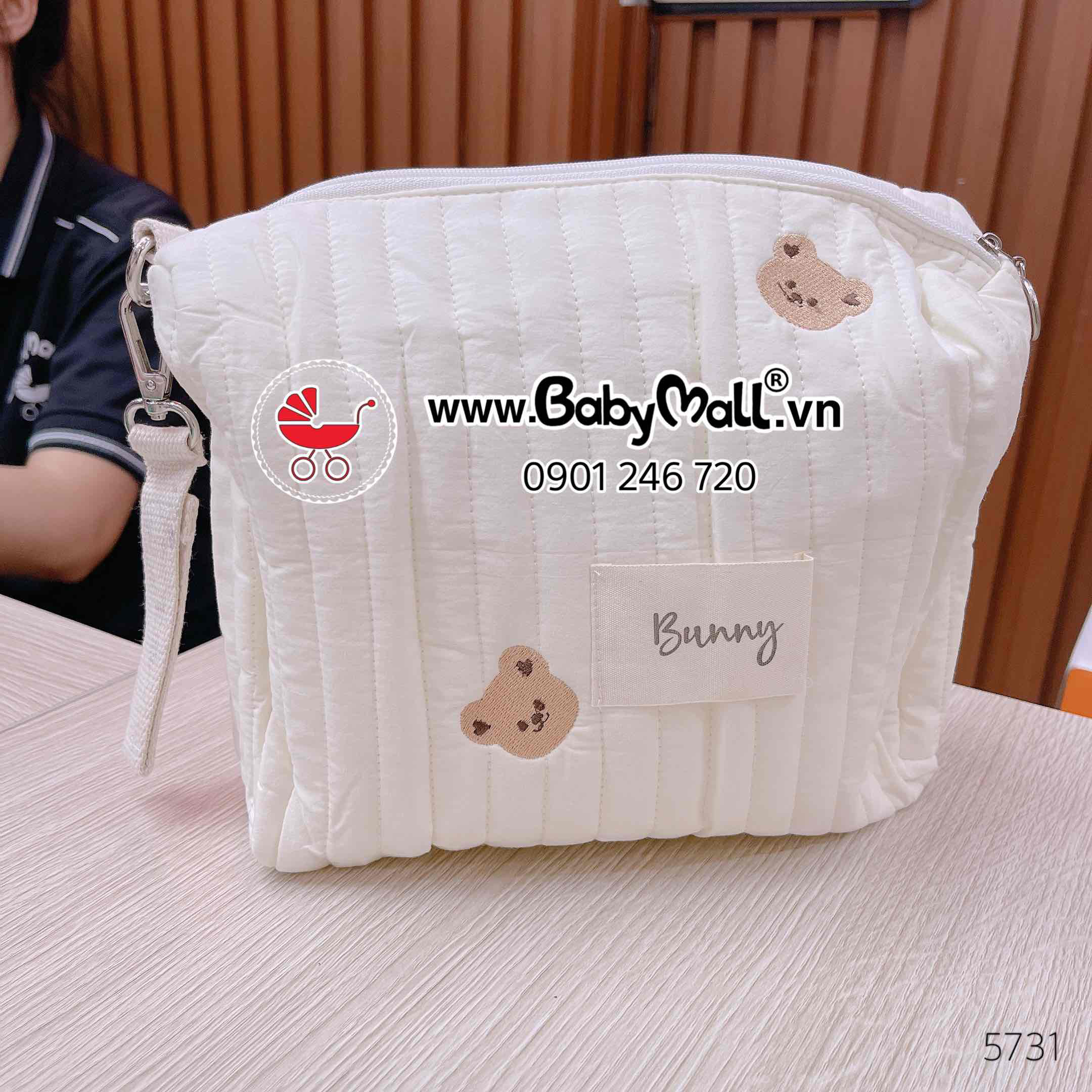 [SALE KO ĐỔI TRẢ] Túi treo xe đẩy cầm tay mini thêu họa tiết_thumbnail_2