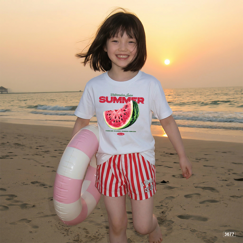 Áo thun bé trai bé gái dưa hấu mùa hè Kado 3677_thumbnail_4