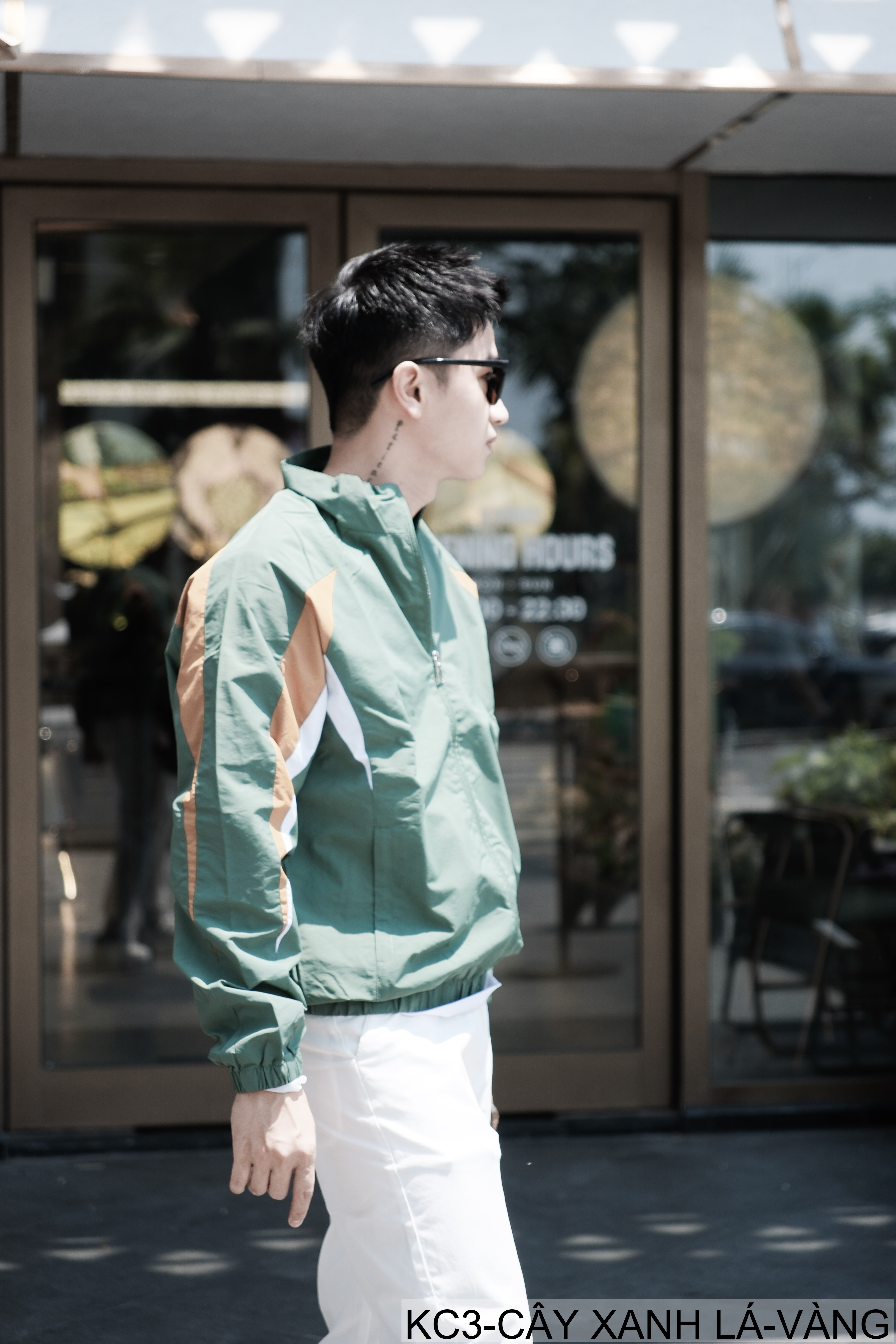 KC3 - Áo khoác nam cổ đứng phối màu năng động, chất polyester thoáng mát, form regular phù hợp xuân thu_thumbnail_11