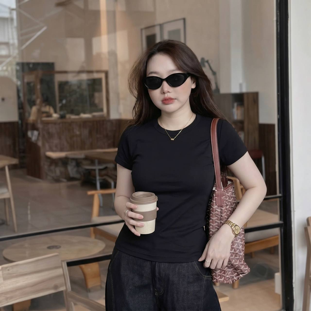 Áo Thun Nữ Oversize trơn cổ viền NT.2600045 (C)_thumbnail_2