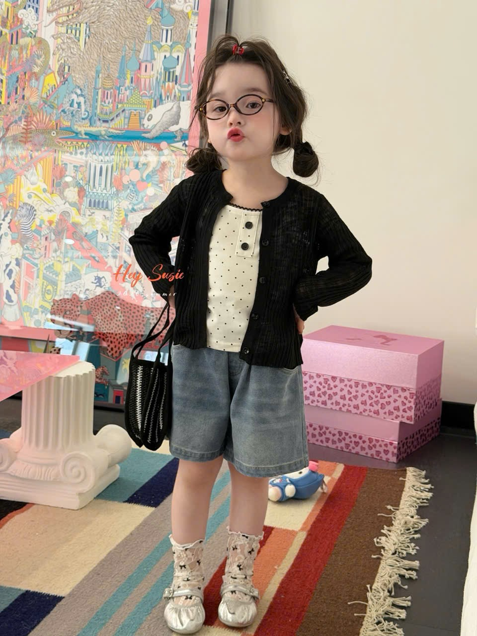 HS36 - Quần short bò mềm hãng Hey Susie