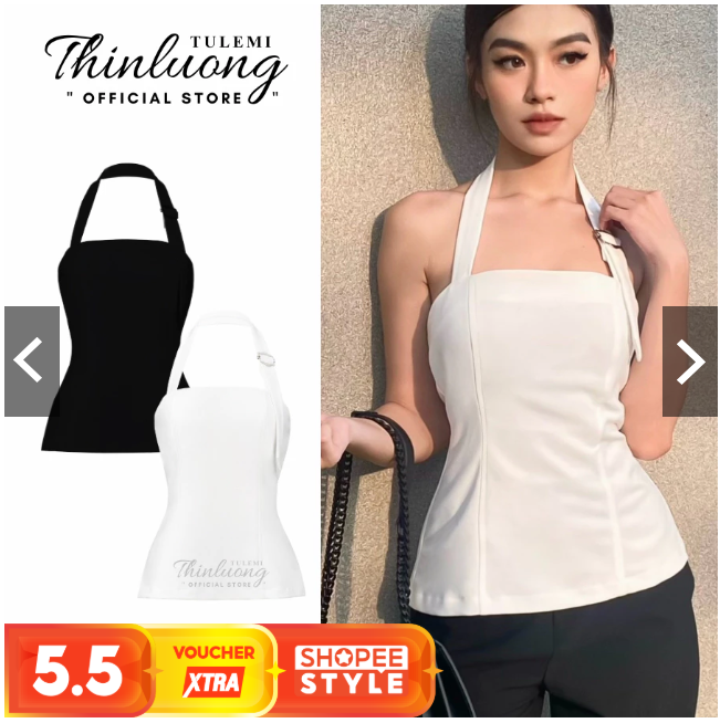 Áo yếm nữ cột dây Thinluong sang chảnh cho nữ tôn dáng