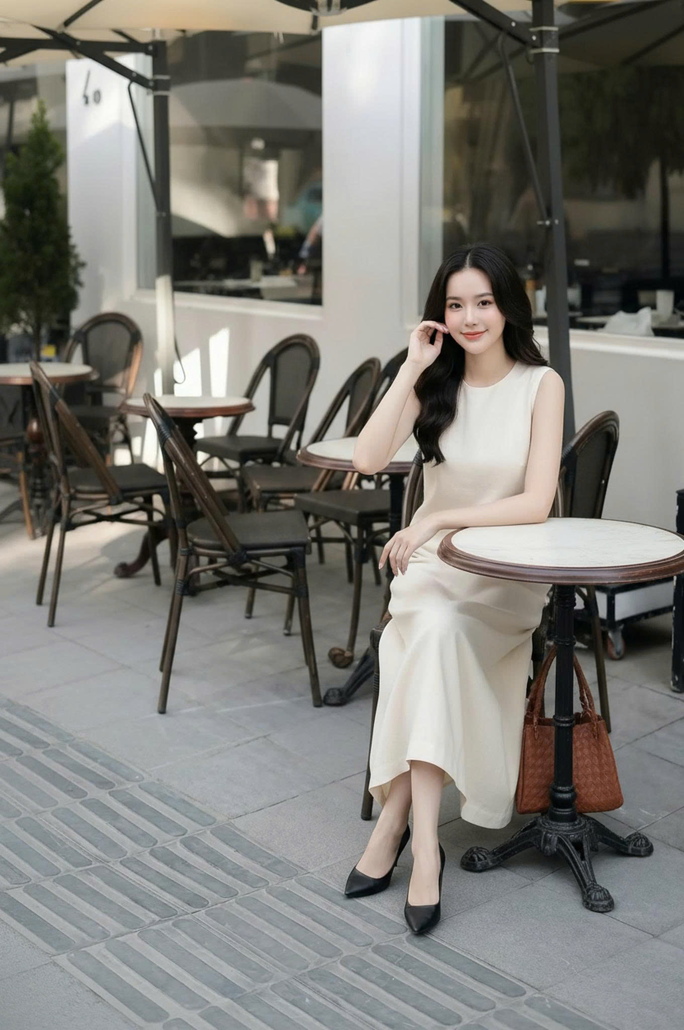 ✨ Đầm Linen Kem Tối Giản ✨_thumbnail_1