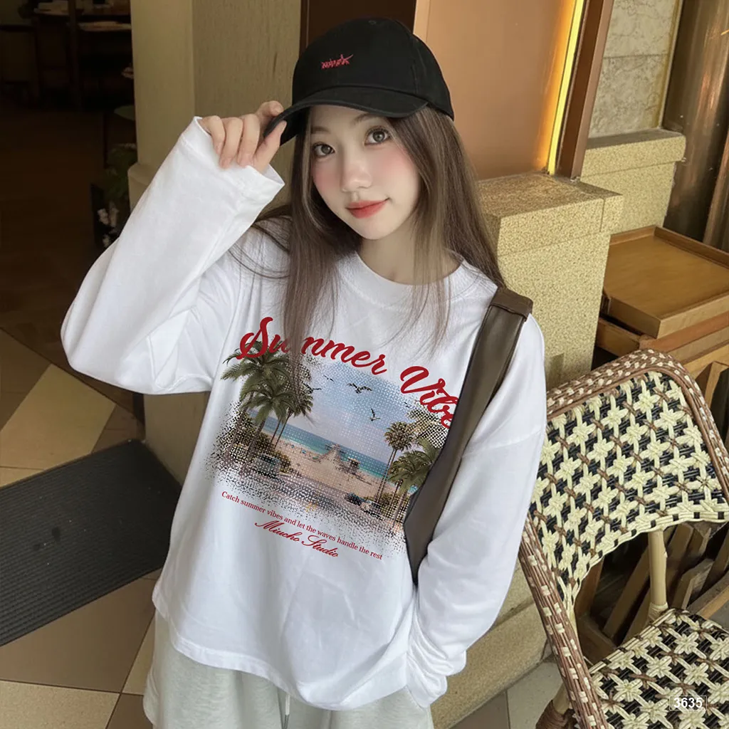 Áo thun boxy tay dài Summer Vibes Miucho 3635_thumbnail_3