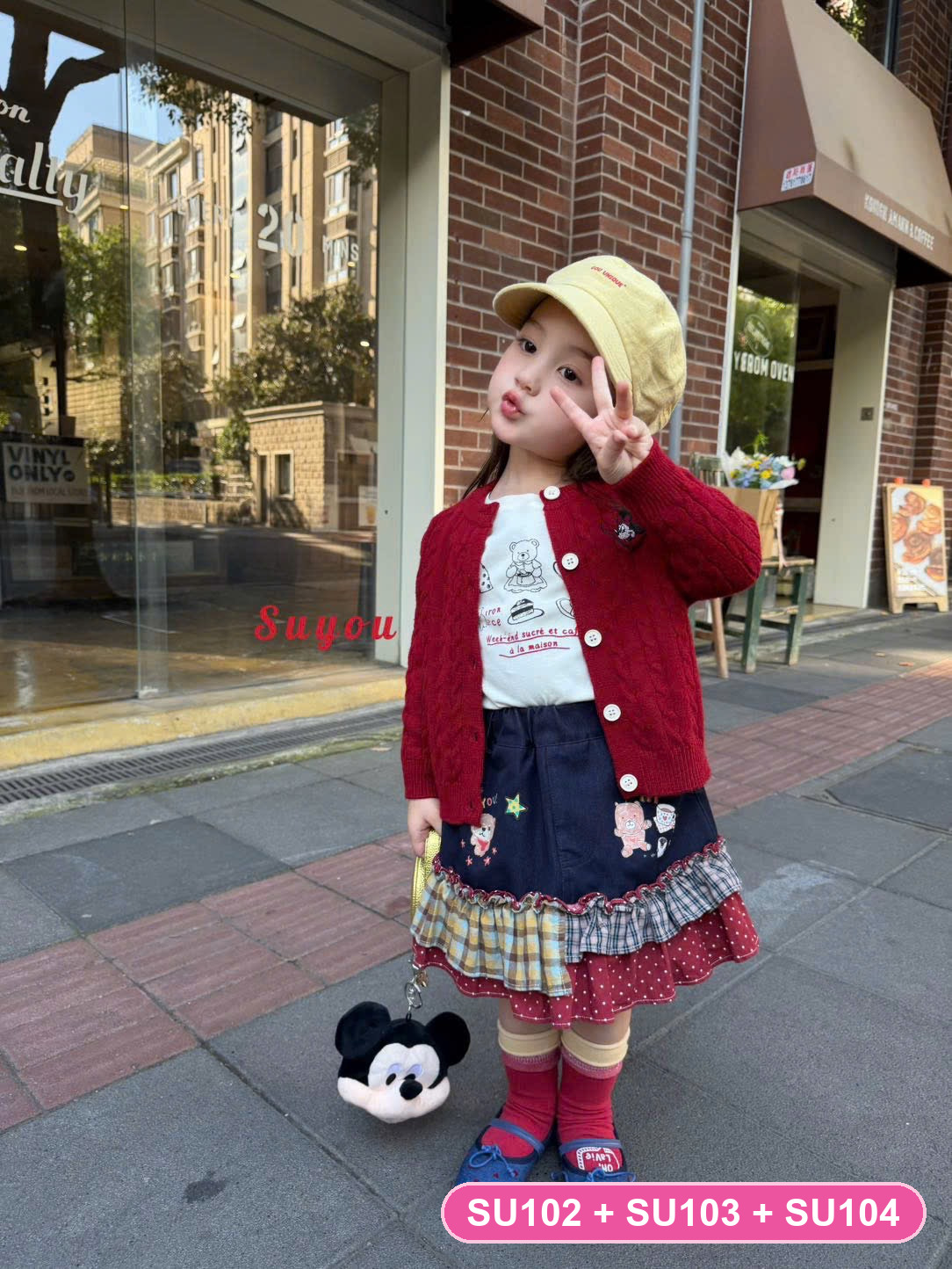 SU102 - Áo khoác cardigan hãng Suyou | Sz 90-130 | 563025