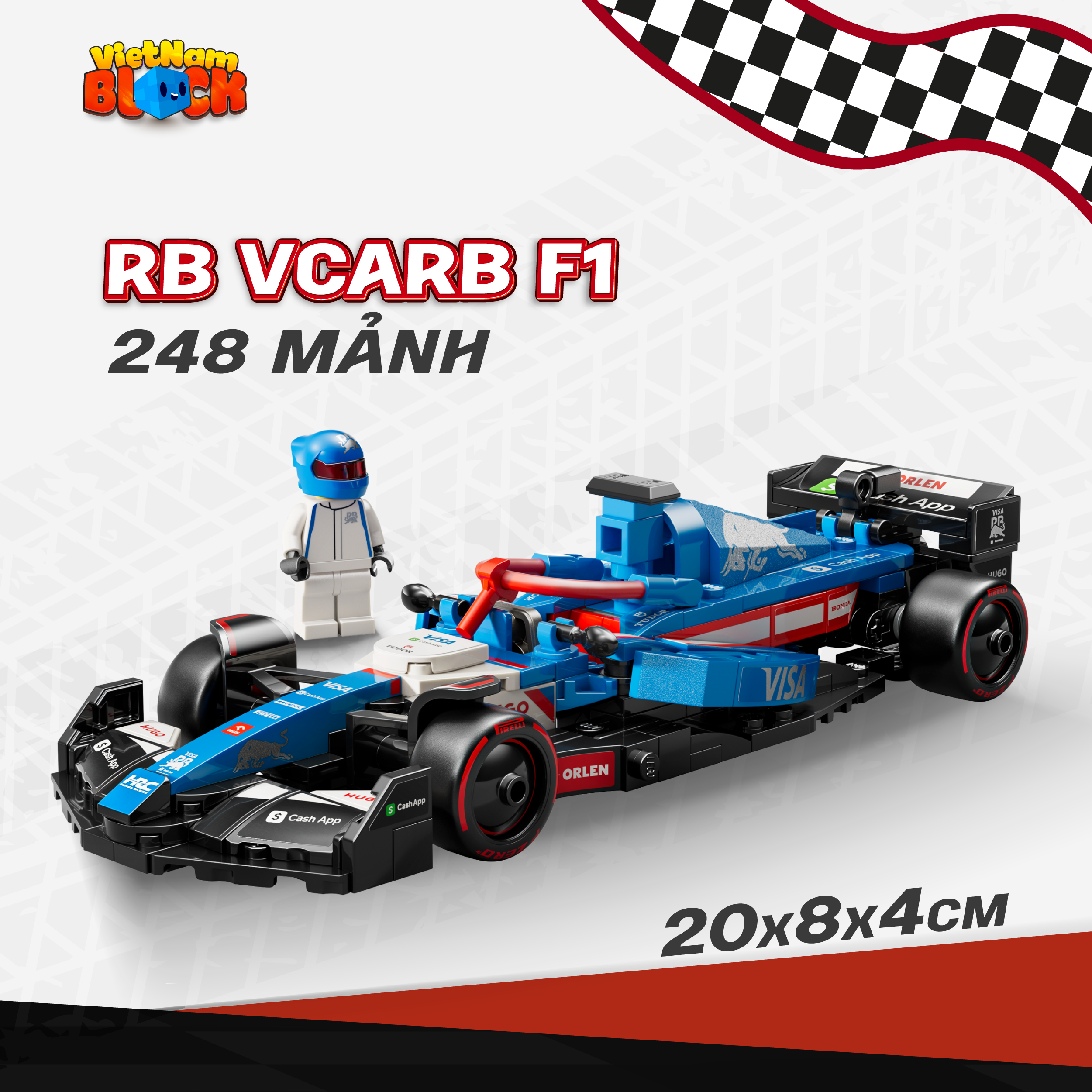 Set 10 Bộ Lắp Ráp Siêu Xe LEGO Champion Speed